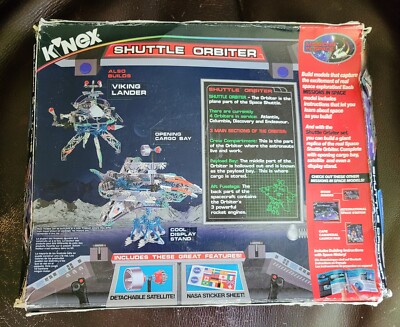 Knex Space Shuttle Columbia Orbiter Building Set 12018 New Sealed