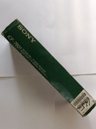 Sony ICF 7601 Shortwave Radio With box and extras read description Used - Photo 8/15