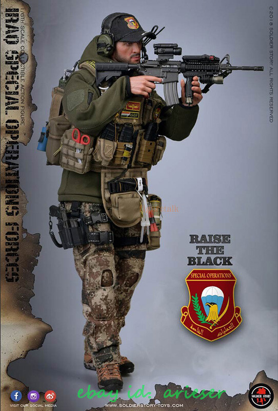 Soldier Story 1/6 Ss107 Iraqi Special Forces Machine Gunner Soldier Story 1/6 Ss107 Iraqi Special Forces Machine Gunner