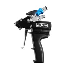 Air Purge Spray Gun Self Cleaning Polyurethane P2 PU Foam Spray Gun 35Mpa Black