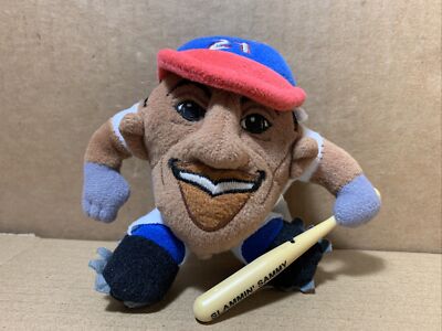 Vintage 1990s Silly Slammers Plush Beanie Doll 198 MLB Baseball