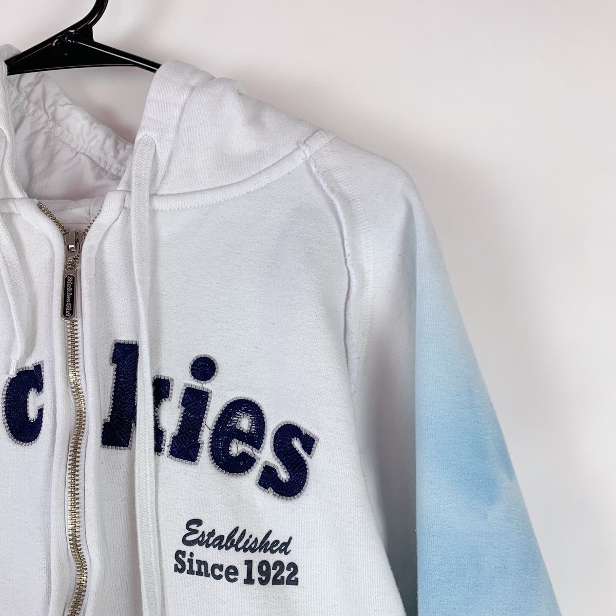Vintage 90s Y2K Dickies Tie Dye Full Zip Hoodie Sweatshirt