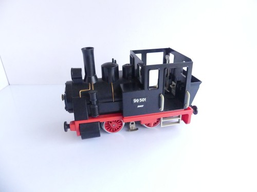 ECHELLE G PLAYMOBIL LOCOMOTIVE A VAPEUR 99 501 (SANS TOIT NI BIELLES)