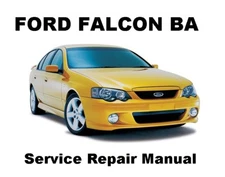 FALCON BA XR6 Turbo XR8 FAIRMONT Owners Workshop Service Repair Manual PDF files