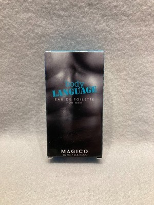 body language Eau de Toilette for men, 15ml, blau