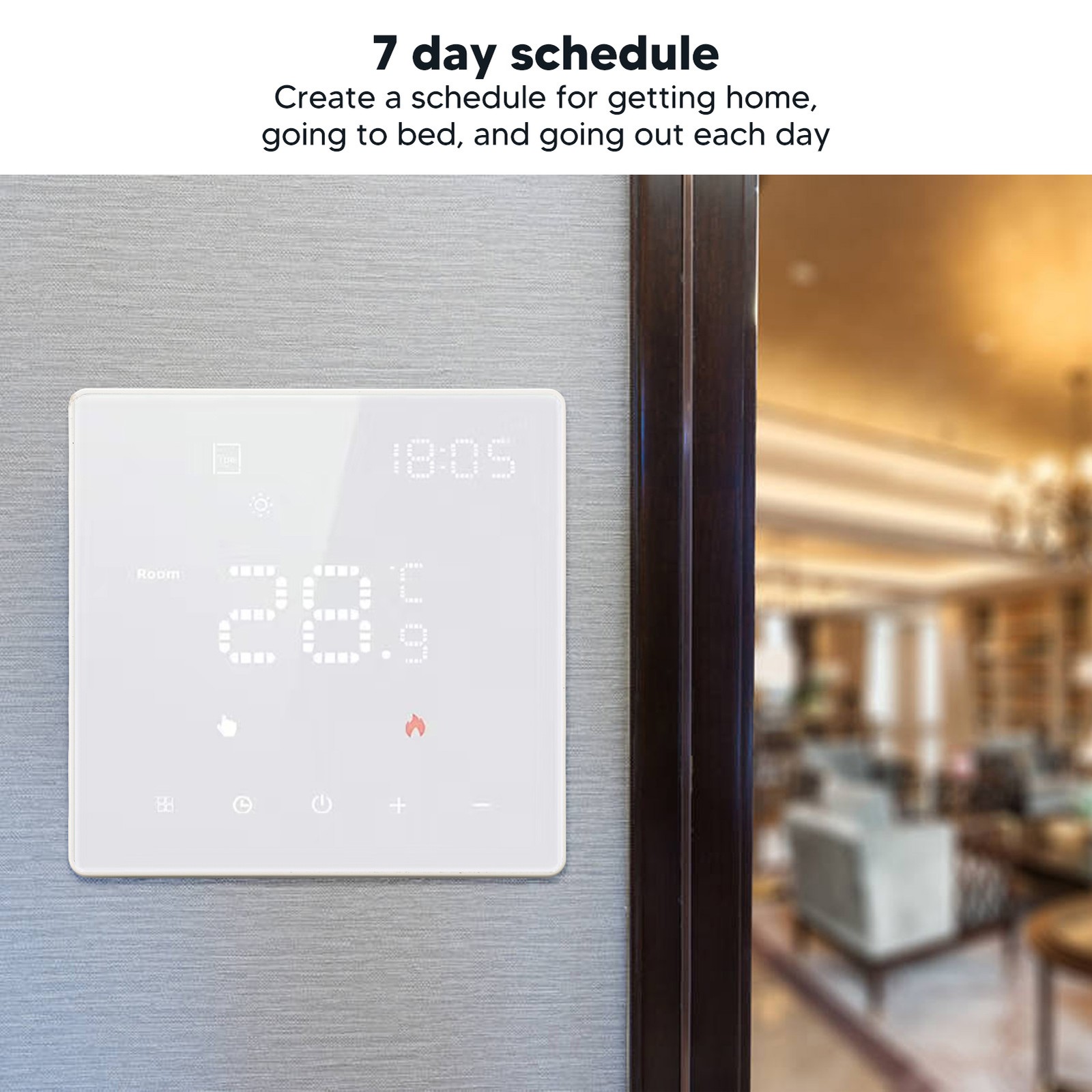 Smart WiFi Thermostat Home Programmable For App Voice Control 100‑250VAC
