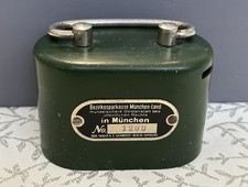 Antike Heimsparbüchse – mit Schlüssel Bezirkssparkasse München-Land – Rarität