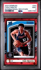 2024 PANINI DONRUSS INTERNATIONAL RED STARS #241 CAM CHRISTIE 101/125 PSA 9