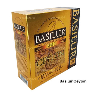 Tee Basilur Ceylon Schwarz 100g Beutel Assortiert Reine Versandblätter Frei lose
