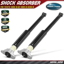 2Pcs Rear Shock Absorber with Top Mount for Toyota Yaris 19-20 Yaris iA Scion iA