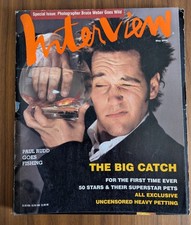  INTERVIEW MAGAZINE - 2000 MAY - PAUL RUDD FRONT COVER 