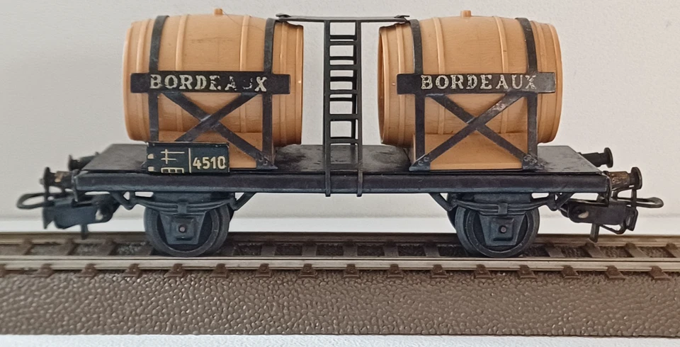 MÄRKLIN 4510 HO Wagon Bi - Foudre Vin De BORDEAUX 1/87 1:87 - Photo 2/4