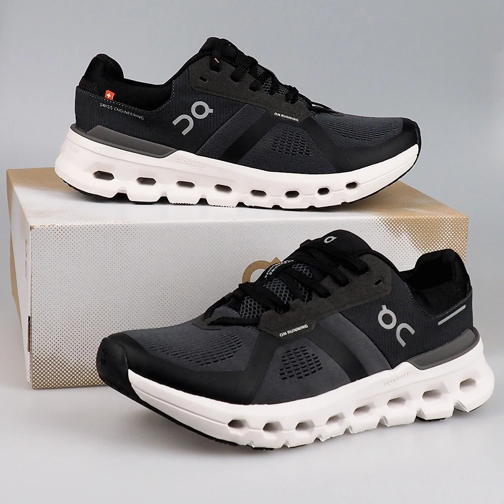 On Cloudrunner 2 Sneakers in Eclipse/Black Women's Running Shoes Size 6-9.5