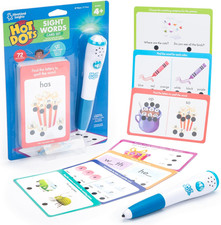 Hot Dots  Sight Words Card Set - Learn to Read Activities for Kids, Includes 26