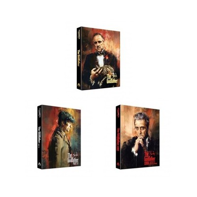 The Godfather Trilogy [Blu-ray 4K UHD Steelbook Fullslip Manta Lab 86, 87 & 88]