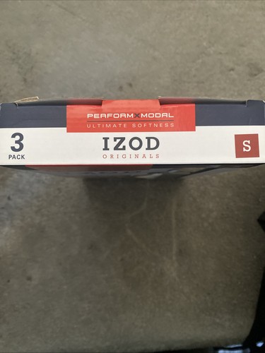 New 3 Pack IZOD Original Men’s Performance Modal Boxer Briefs W/Fly Pouch Small - Bild 4 von 8