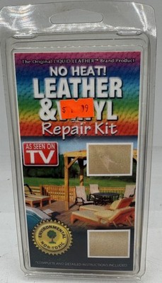NOS Liquid Leather Vinyl Repair Kit No Heat As Seen On TV Sealed