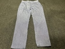 Zara Straight Leg Pants Women's Small Blue Dress Pants Buckle Suit NEW NWOT