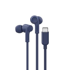 Belkin SoundForm Wired Earphones USB-C Volume Limited 85/100dB All Purpose Blue