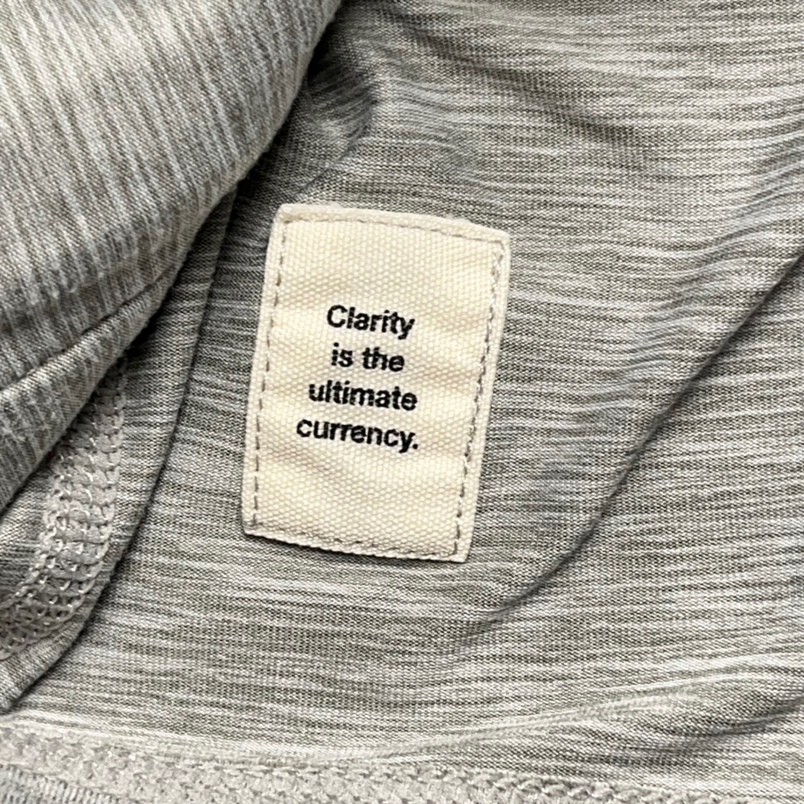 Vuori Quarter Zip Pullover Men Gray Heathered Lon… - image 3