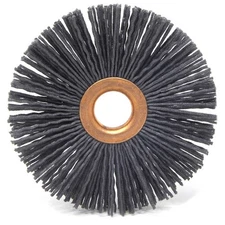 BRUSH RESEARCH MFG. CY4120SCF Wheel Brush,4" dia,Abrasive Nylon PK 6