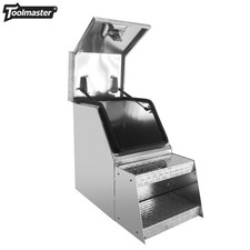 Caja de herramientas de aluminio para semirremolque de montaje lateral 25"x28"x15" diseño ancho abierto