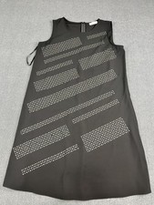 Calvin Klein Black Sleeveless Shift Dress Stu...