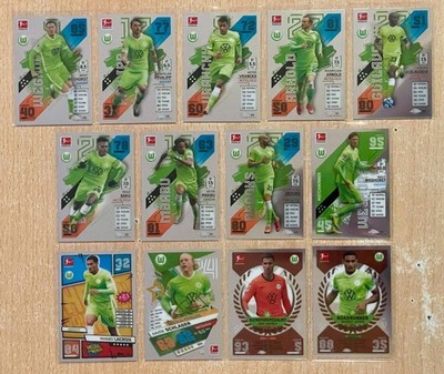 Topps Match Attax Chrome Bundesliga 21/22 - VfL Wolfsburg Full Team Set
