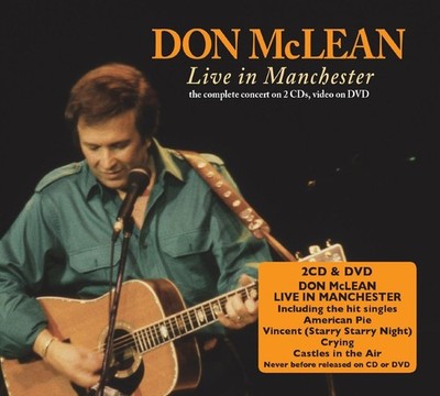 DON MCLEAN - LIVE IN MANCHESTER 2 CD+DVD NEU 