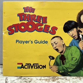 The Three Stooges Nintendo NES Instruction Manual Booklet ONLY