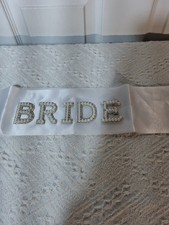 Bride To Be Sash Bachelorette Party Bridal Shower Accessory Decoration 62 In