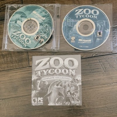 Zoo Tycoon: Complete Collection (PC, 2009) 2-Discs, Rare Jewel Case Vers, Tested
