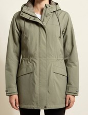 Jack Wolfskin Outdoor Jacke Parka mit Kapuze für den Übergang KHAKI  Grösse M