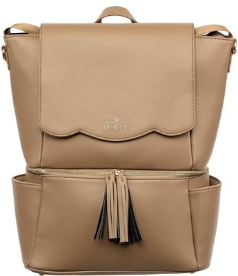 Hollis Mocha Large Diaper Bag Backpack Crossbody Multi Pockets