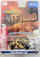 Auto World 2005 Hummer H2 Camo SC388 Off Road HO Electric Slot Car New