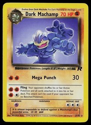 Dark Machamp 27/82 Team Rocket