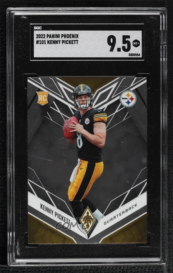 2022 Panini Phoenix Rookies Kenny Pickett #101 SGC 9.5 Mint+ Rookie RC
