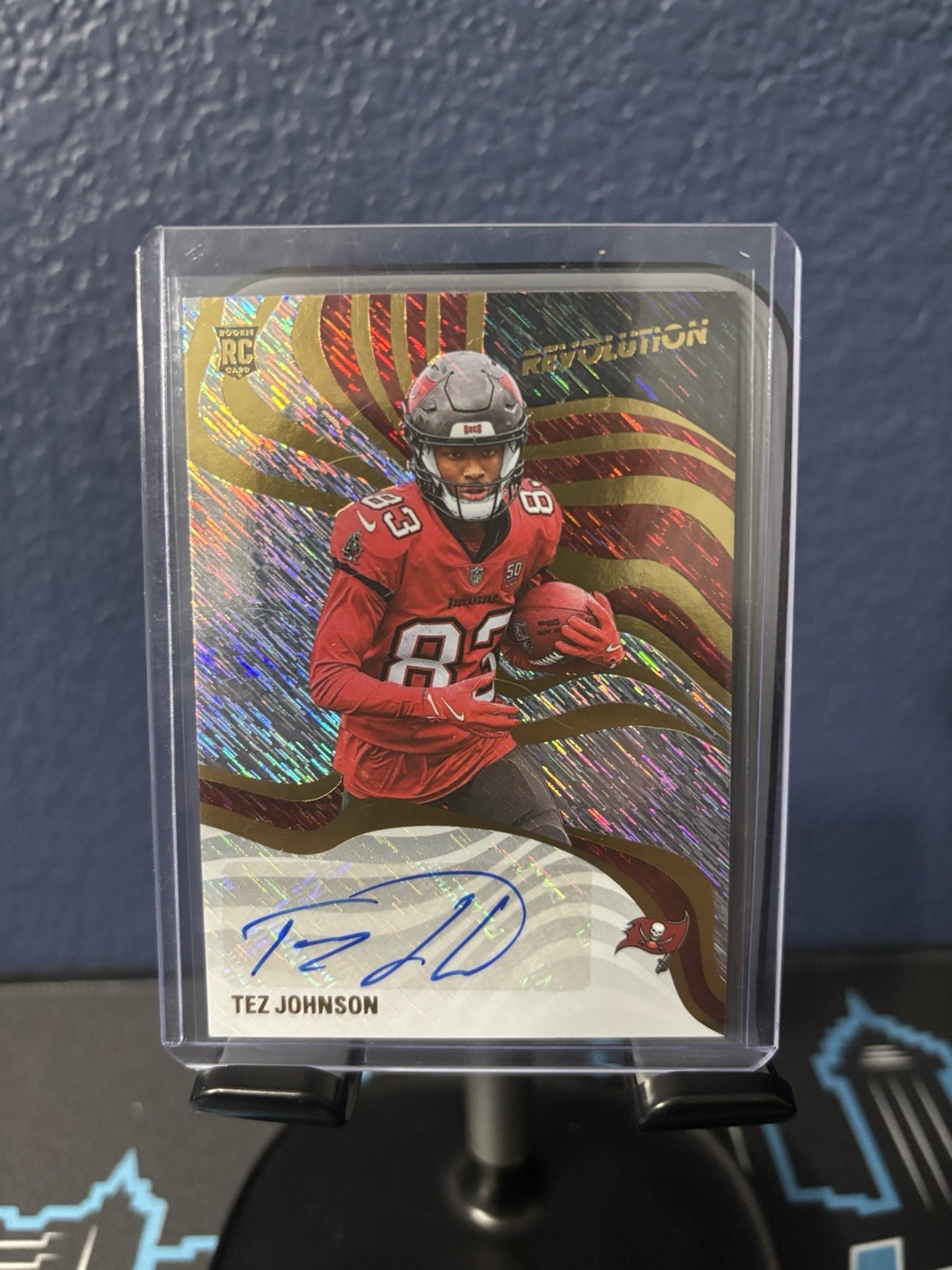 Tez Johnson Panini Revolution Signatures #RSATJN Swirl
