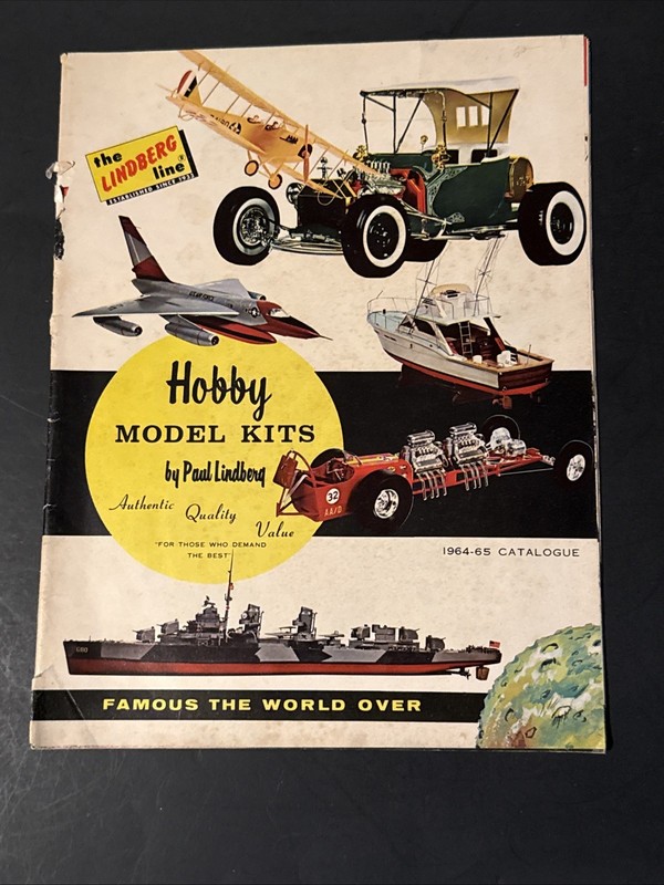 Modeling Collectible.  1964-1965  Lindberg Model Kit Catalogue.  Make Offer