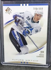 2007-08 SP Authentic #189 Mike Lundin RC /999