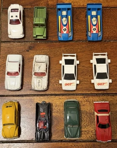 Vintage Corgi Juniors Diecast Cars Bundle x12 Batmobile 007 The Saint 1970s