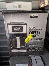 bella PRO - 12-Cup Programmable Coffee Maker - Stainless Steel