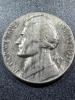 1955 US Jefferson Nickel Improper Alloy Error. Nice Coin See Photos
