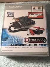 M-Audio Audiophile 192 HD Audio Card W/ Digital MIDI brand new sealed 