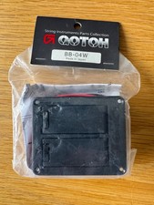 NEW Gotoh BB-04W Double 9 Volt Battery Compartment Box 18V Deluxe JAPAN - BLACK