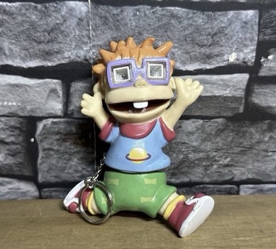1997 Viacom RUGRATS Gummi PVC Schlüsselanhänger Kette CHUCKY Rucksack Kleidung Accessoire