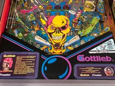 Gottlieb Bone Busters Inc. Pinball Custom Apr...