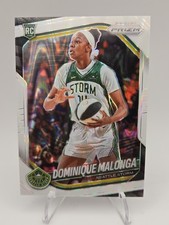 2025 Panini Prizm WNBA - Dominique Malonga #116 White Seismic Prizm (RC)