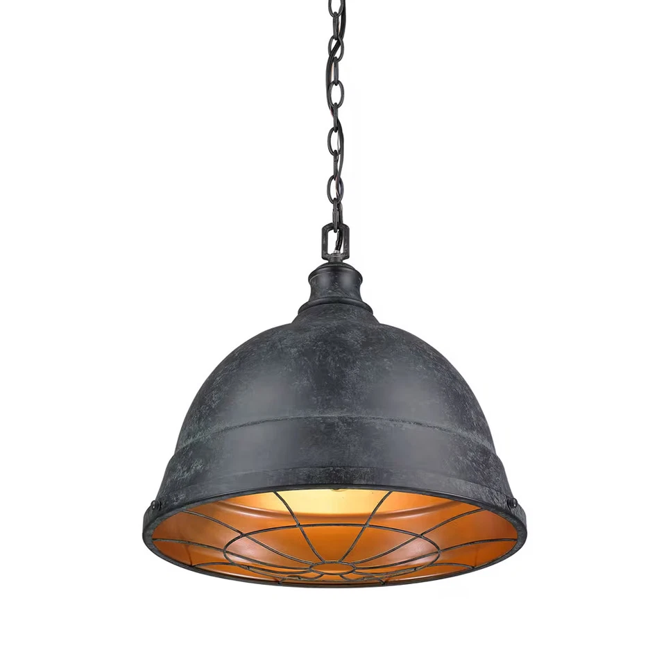 Golden Bartlett 2-Light 16" Pendant Light in Black Patina - Image 2 of 4