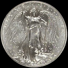 Dan Carr 2019 Saint-Gaudens, Winged Liberty $100 Union 3+ ozt .999 silver